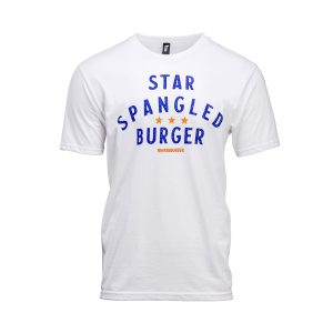 White Star Spangled Burger Tee